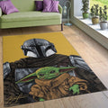Mandalorian Baby Yoda Star Wars 120 Teppich