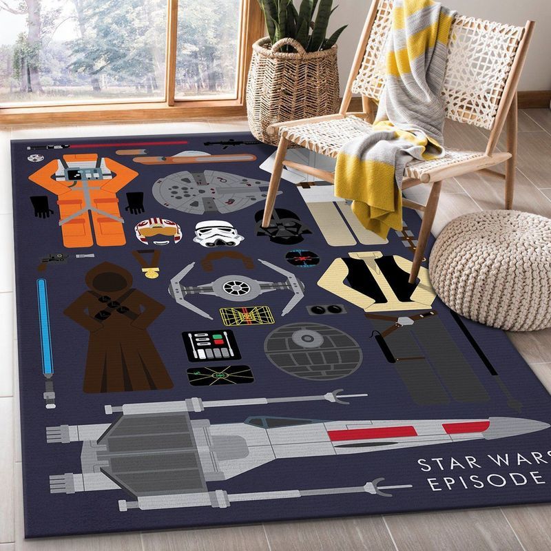 Star Wars Episode 4 Classic Logo Teppich