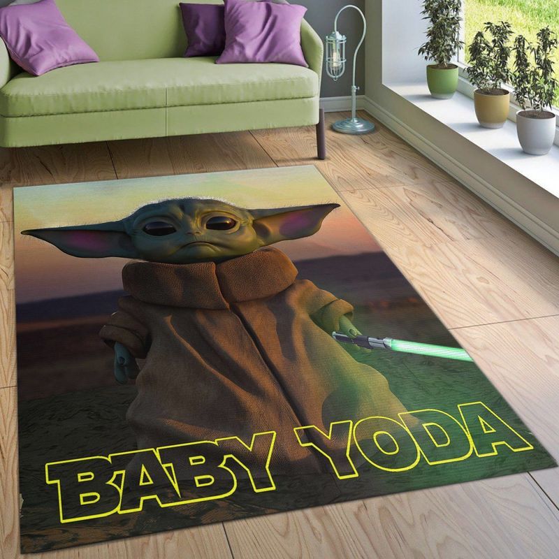 Mandalorian Baby Yoda Star Wars 86 Teppich