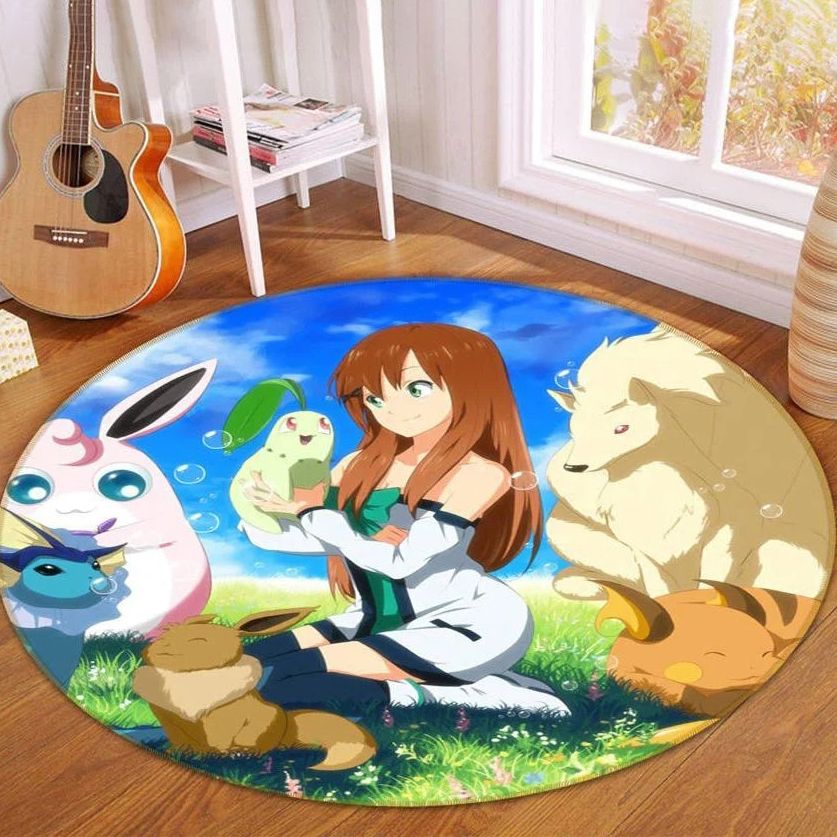 Pokemon anime 7 Round Teppich