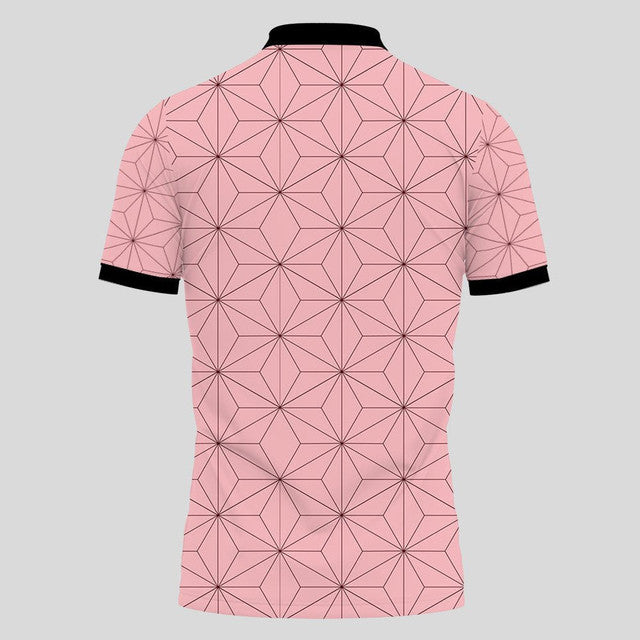 Nezuko Kamado Anime Poloshirt Individuelles Cosplay