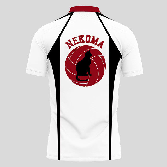 Anime Poloshirt Nekoma Haikyuu Anime