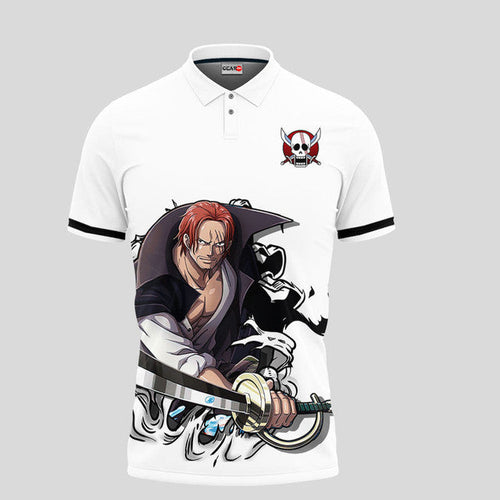Anime Poloshirt Shanks One Piece Anime
