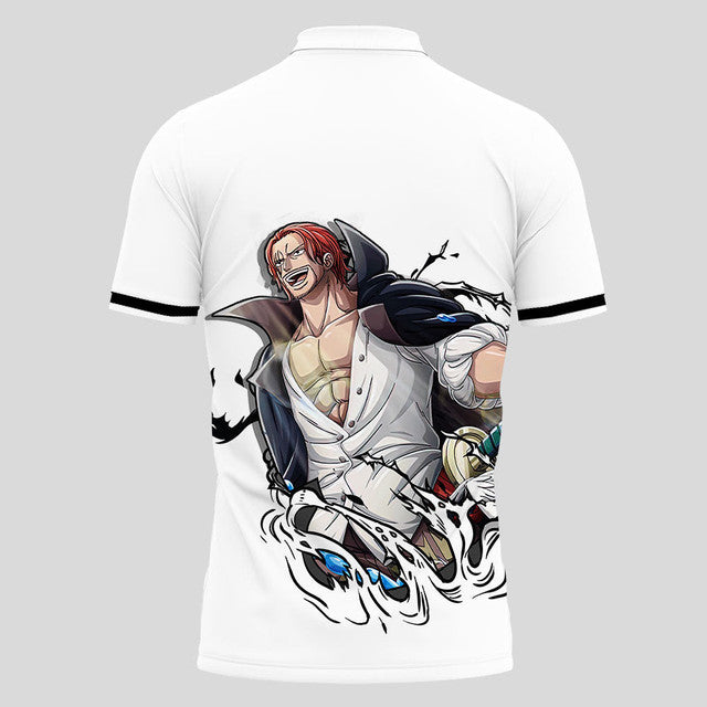 Anime Poloshirt Shanks One Piece Anime