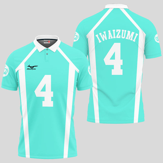 Hajime Iwaizumi Haikyuu Anime Poloshirt Haikyuu Individuelles