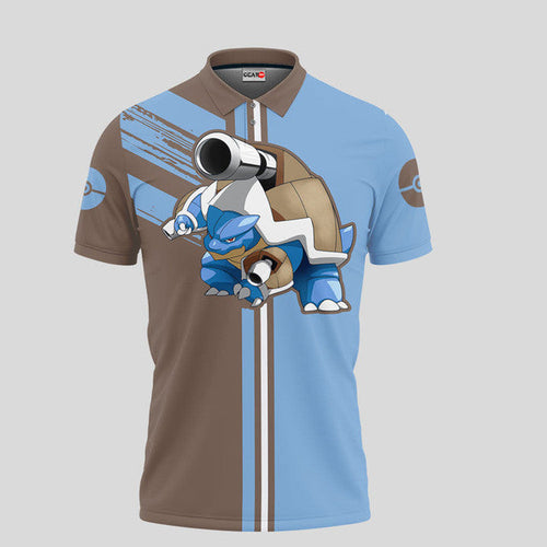 Anime Poloshirt Blastoise Pokémon Anime
