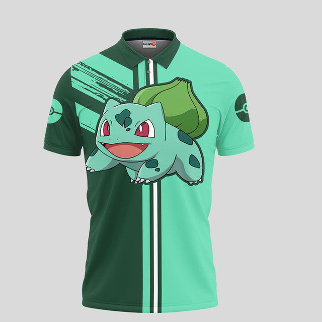 Anime Poloshirt Bulbasaur Pokémon Anime