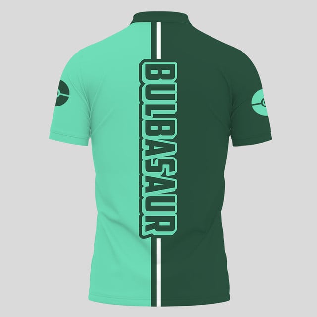 Anime Poloshirt Bulbasaur Pokémon