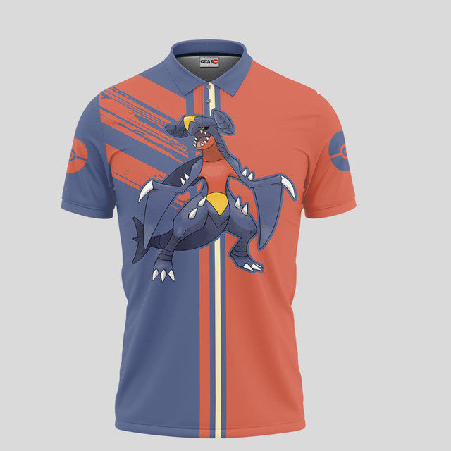 Anime Poloshirt Garchomp Pokémon Anime