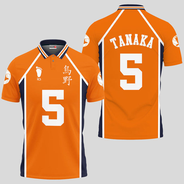 Ryunosuke Tanaka Haikyuu Anime Poloshirt Haikyuu Individuelles