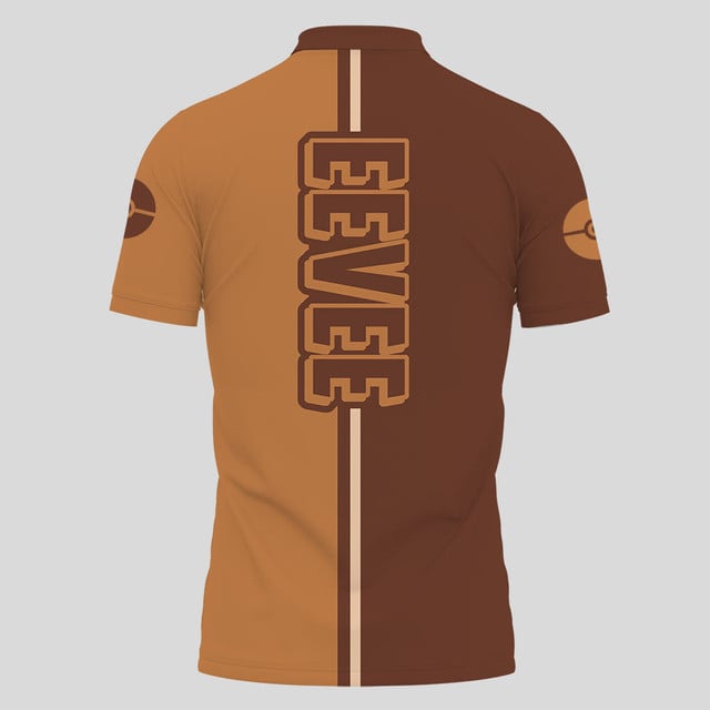 Anime Poloshirt Eevee Pokémon