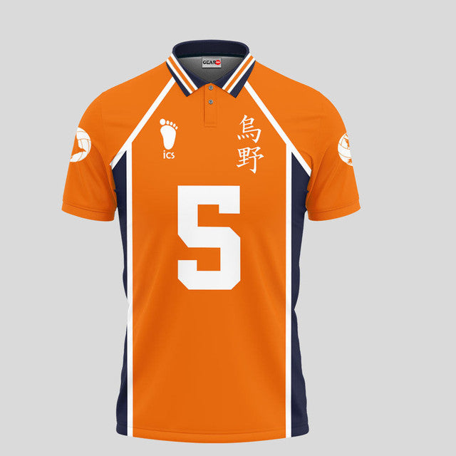 Ryunosuke Tanaka Haikyuu Anime Poloshirt Haikyuu Individuelles