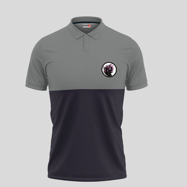 Goku Black Rose Anime Poloshirt Individuelles