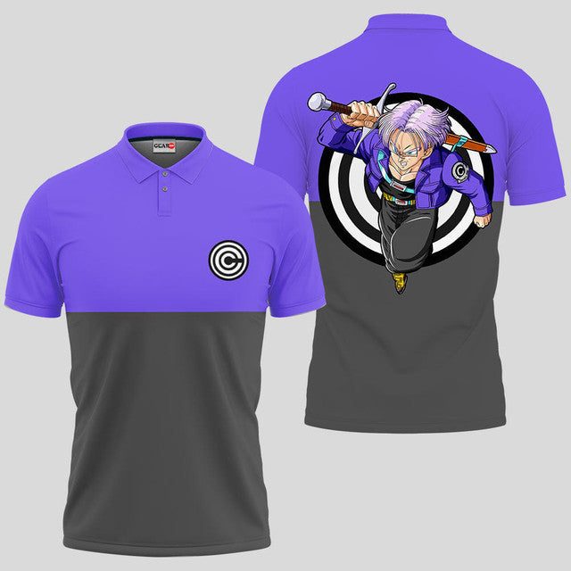 Anime Poloshirt Trunks Dragon Ball Anime
