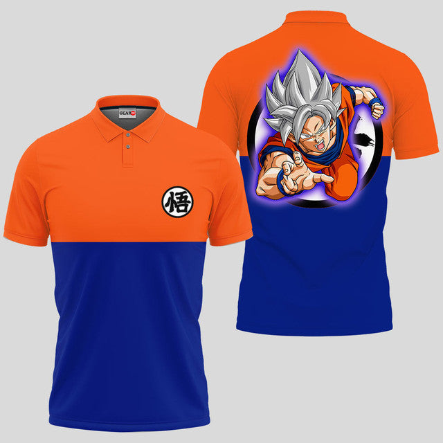 Goku Ultra Instinct Anime Poloshirt Individuelles