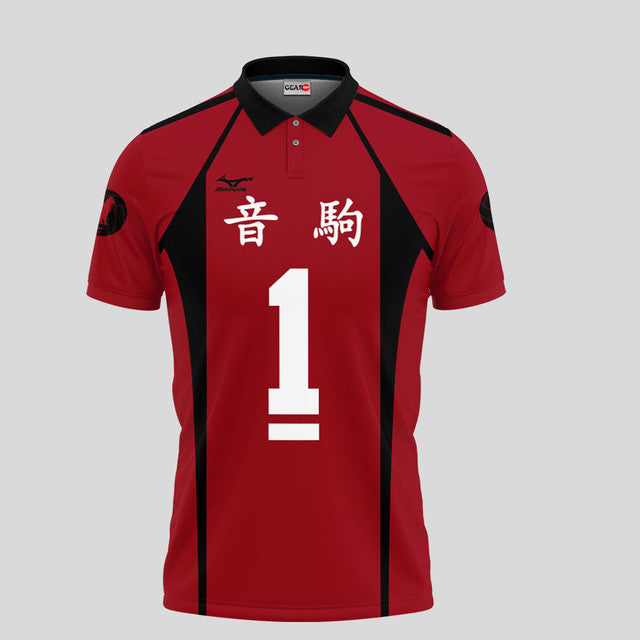 Tetsurou Kuroo Haikyuu Anime Poloshirt Haikyuu Individuelles