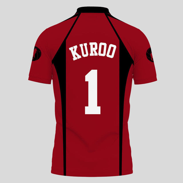 Tetsurou Kuroo Haikyuu Anime Poloshirt Haikyuu Individuelles