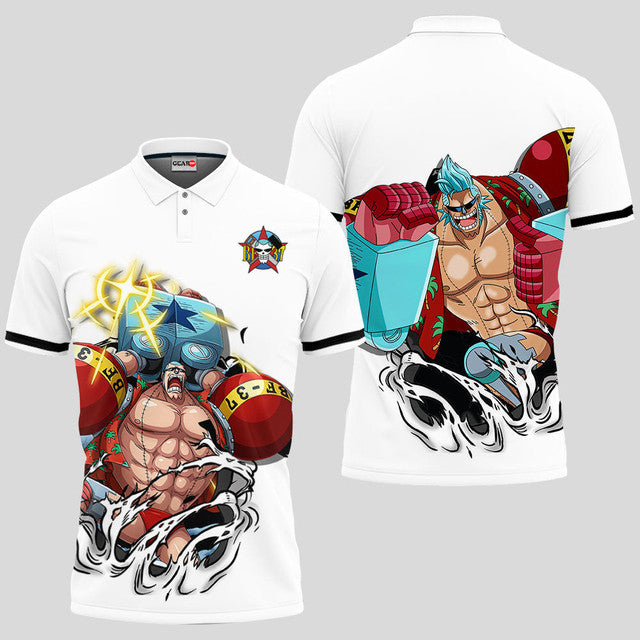 Anime Poloshirt Franky One Piece Anime