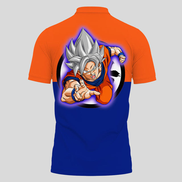 Goku Ultra Instinct Anime Poloshirt Individuelles