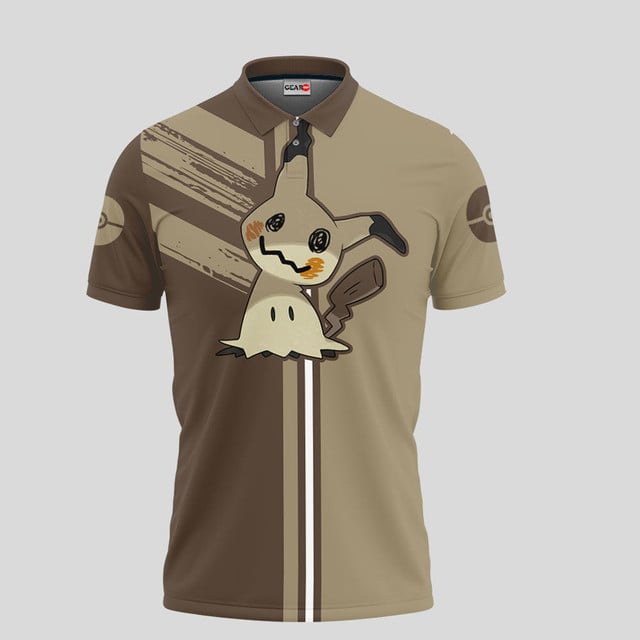 Anime Poloshirt Mimikyu Pokémon Anime