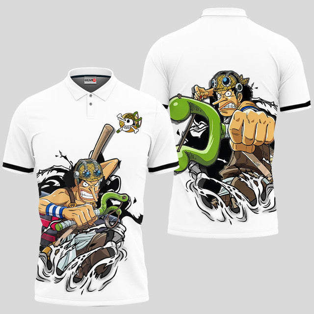 Anime Poloshirt Usopp One Piece Anime