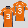 Asahi Azumane Haikyuu Anime Poloshirt Haikyuu Individuelles