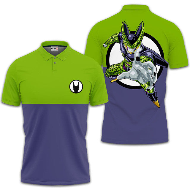 Anime Poloshirt Cell Dragon Ball Anime