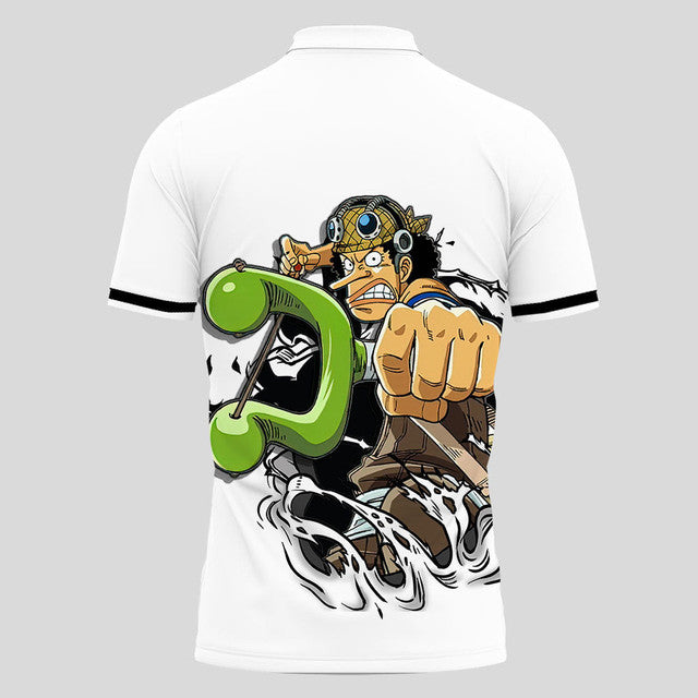 Anime Poloshirt Usopp One Piece Anime