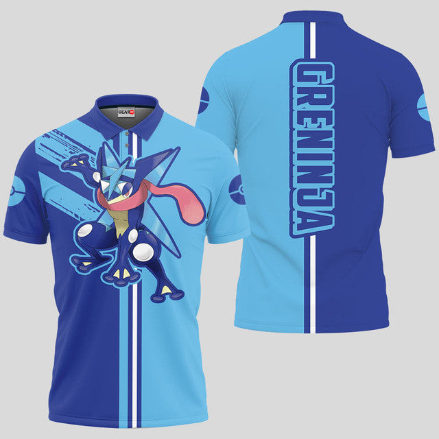 Anime Poloshirt Greninja Pokémon Anime