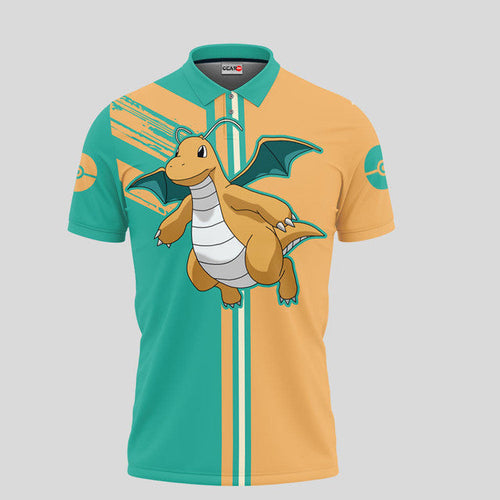 Anime Poloshirt Dragonite Pokémon Anime