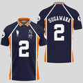 Koushi Sugawara Haikyuu Anime Poloshirt Haikyuu Individuelles