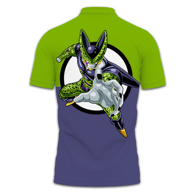Anime Poloshirt Cell Dragon Ball Anime
