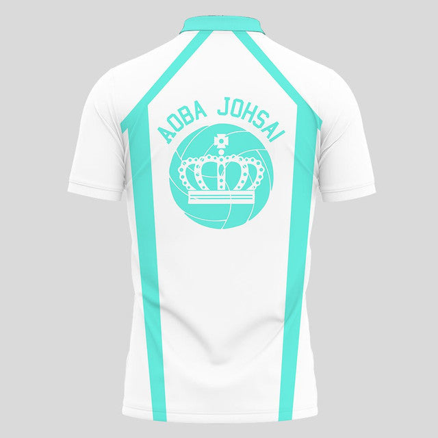 Aoba Johsai Haikyuu Anime Poloshirt Individuelles Haikyuu Anime