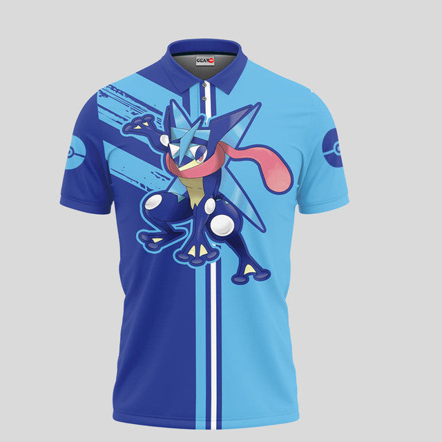 Anime Poloshirt Greninja Pokémon Anime