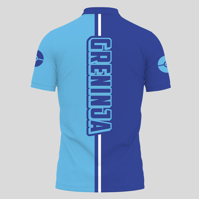 Anime Poloshirt Greninja Pokémon Anime