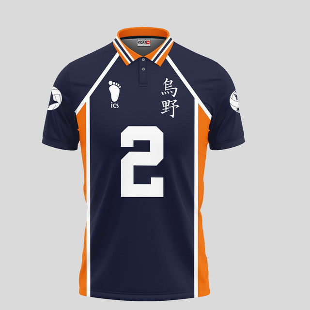 Koushi Sugawara Haikyuu Anime Poloshirt Haikyuu Individuelles