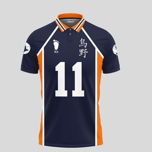 Kei Tsukishima Haikyuu Anime Poloshirt Haikyuu Individuelles