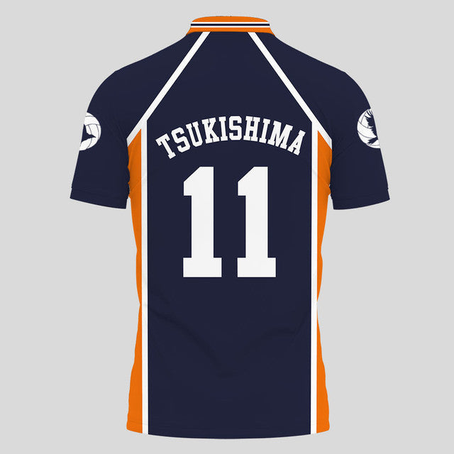 Kei Tsukishima Haikyuu Anime Poloshirt Haikyuu Individuelles