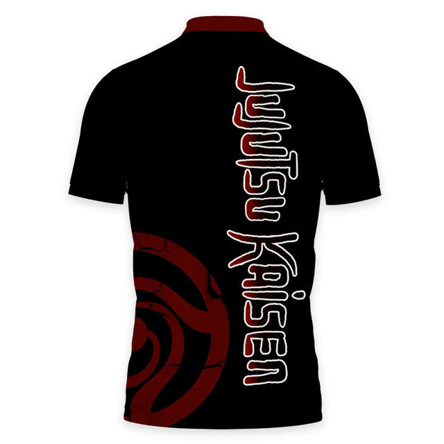 Anime Poloshirt Sukuna Jujutsu Kaisen Anime