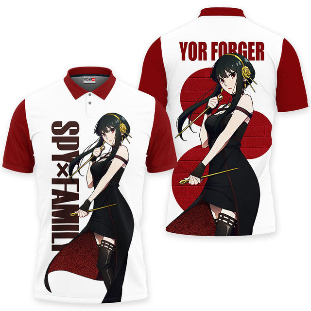 Anime Poloshirt Yor Forger Spy x Family Anime