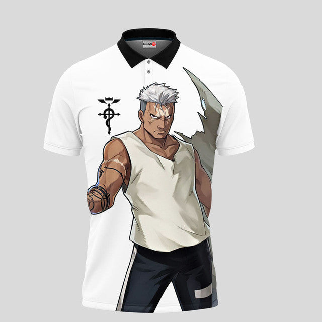 Scar Anime Poloshirt Individuelles Fullmetal Alchemist Anime