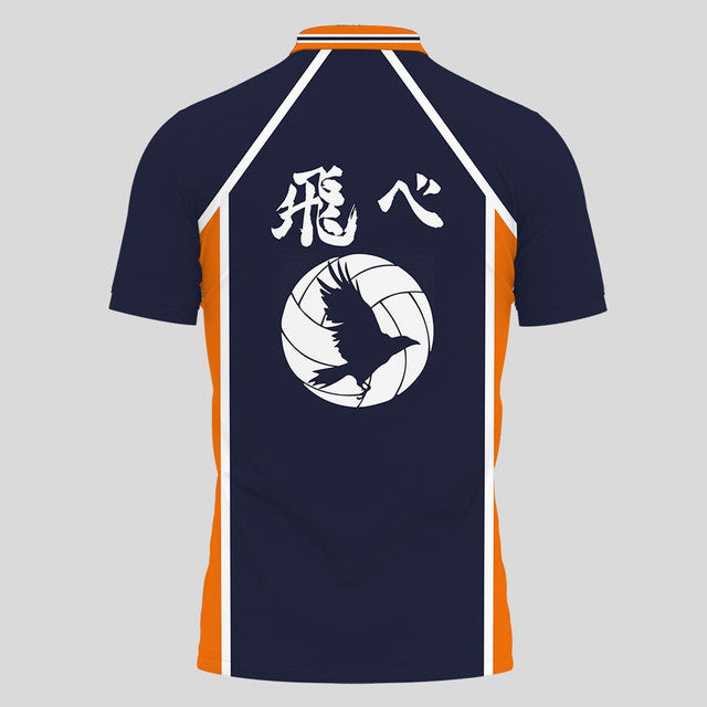 Anime Poloshirt Karasuno Haikyuu Anime