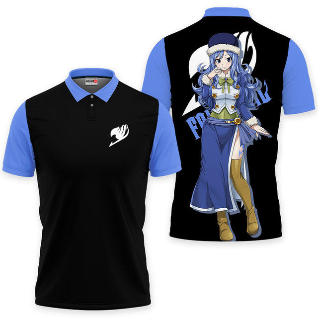 Anime Poloshirt Juvia Lockser Fairy Tail Anime