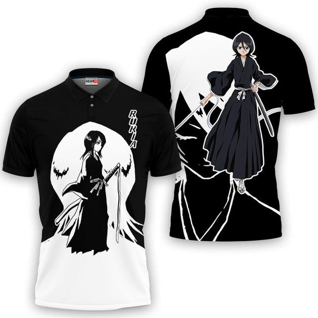 Rukia Kuchiki Anime Poloshirt Bleach Individuelles