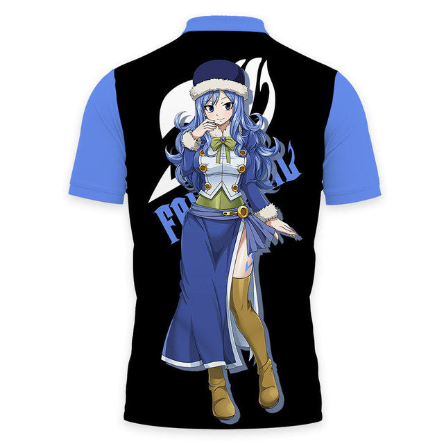 Anime Poloshirt Juvia Lockser Fairy Tail Anime