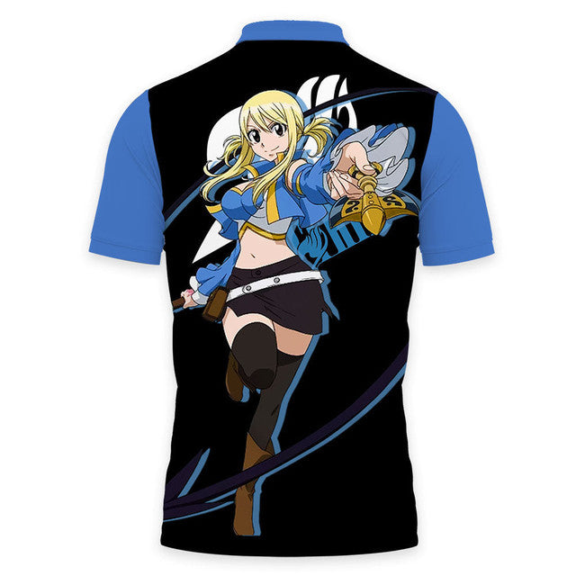 Anime Poloshirt Lucy Heartfilia Fairy Tail Anime