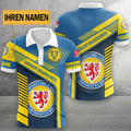 Eintracht Braunschweig Poloshirt mit individuellem Namen Limitierte Edition Blau