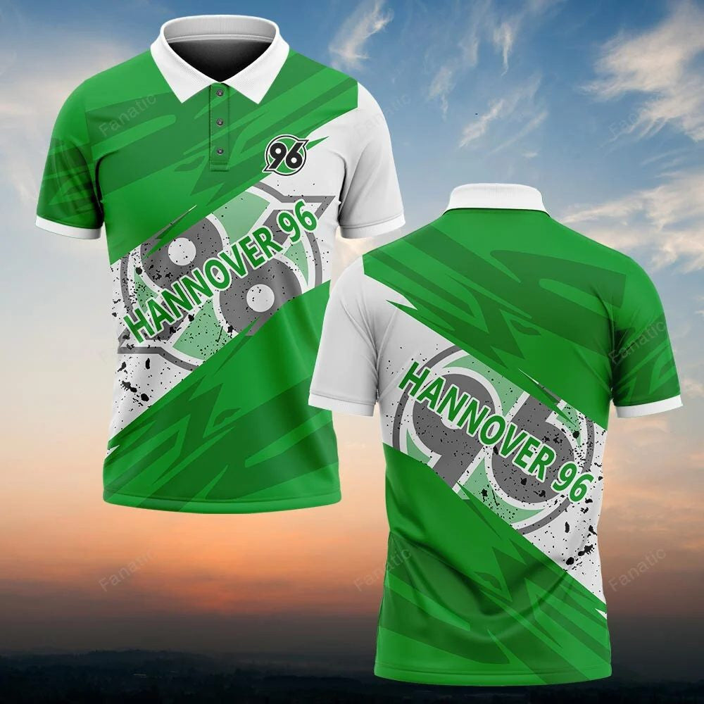 Hannover 96 Poloshirt Sportliches Design Grün