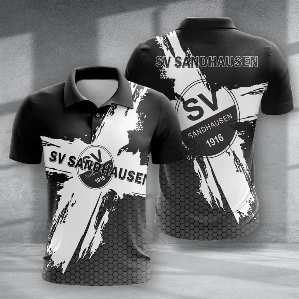 SV Sandhausen Poloshirt Limitierte Edition Schwarz