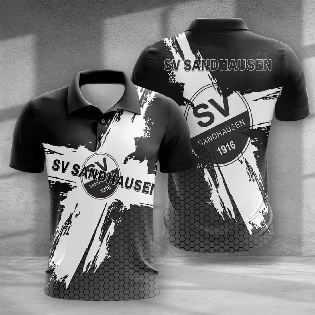 SV Sandhausen Poloshirt Limitierte Edition Schwarz